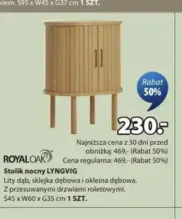 JYSK Stolik nocny ROYAL OAK LYNGVIG oferta