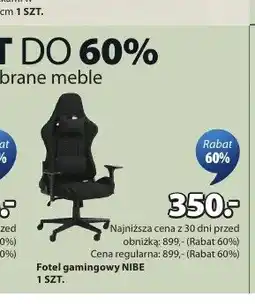 JYSK Fotel gamingowy NIBE oferta