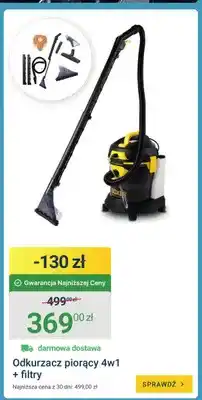 ERLI Odkurzacz piorący 4w1 + filtry oferta