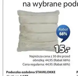 JYSK Poduszka ozdobna STAVKLOKKE 45x45cm oferta
