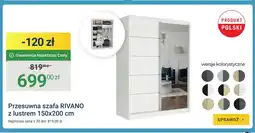 ERLI Przesuwna szafa RIVANO z lustrem 150x200cm oferta