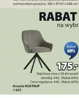 JYSK Krzesło ROSTRUP oferta