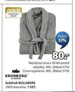 JYSK Szlafrok BULLMARK 100% bawełna oferta