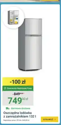 ERLI Oszczędna lodówka z zamrażalnikiem oferta