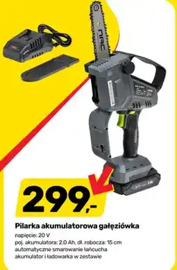 Bricomarche Pilarka akumulatorowa gałęziówka NAC 20V 2,0Ah 15cm oferta