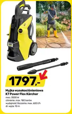 Bricomarche Myjka wysokociśnieniowa Kärcher K7 Power Flex 3000W 180 barów 600l/h 10m oferta
