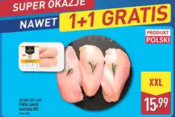 ALDI Filety z piersi kurczaka Mięsne Specjały XXL polskie oferta