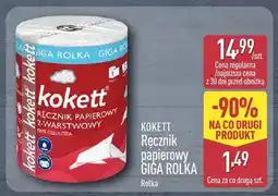 ALDI Ręcznik papierowy GIGA ROLKA KOKETT 2-warstwowy oferta