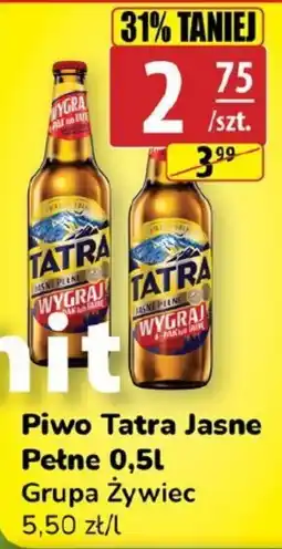 API MARKET Piwo Tatra Jasne Pełne Grupa Żywiec oferta