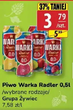 API MARKET Piwo Warka Radler Grupa Żywiec oferta