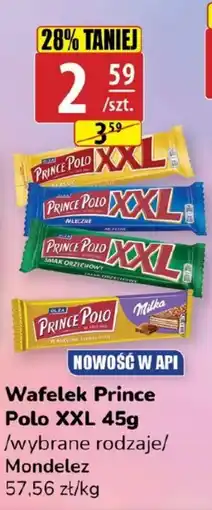API MARKET Wafelek Prince Polo XXL Mondelez oferta