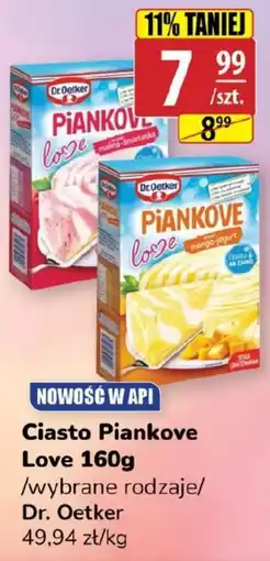 API MARKET Ciasto Piankove Love Dr. Oetker oferta