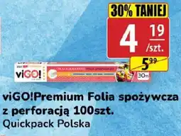 API MARKET viGO!Premium Folia spożywcza z perforacją Quickpack Polska, oferta