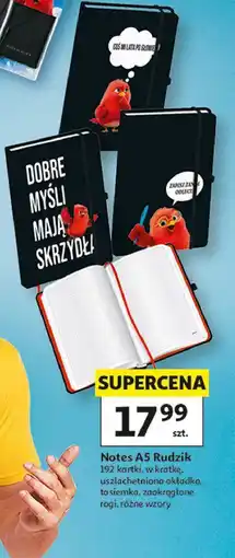 Auchan Notes A5 Rudzik oferta