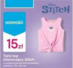 Pepco Tank top dziewczęcy Stitch oferta