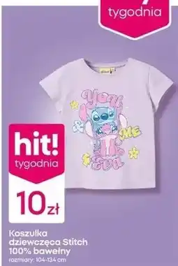 Pepco Koszulka dziewczęca Stitch 100% bawełny oferta