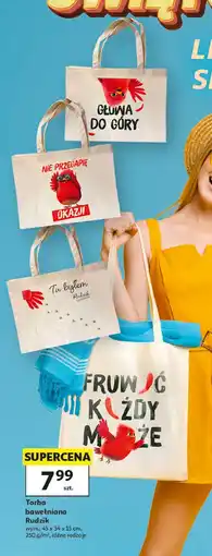 Auchan Torba bawełniana Rudzik oferta