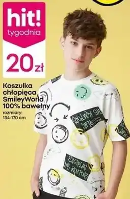 Pepco Koszulka chłopięca SmileyWorld 100% bawełny oferta