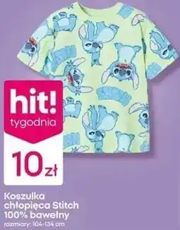 Pepco Koszulka chłopięca Stitch 100% bawełny oferta