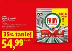 Lidl Kapsułki do zmywarki Platinum Plus Lemon oferta