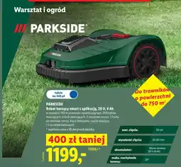 Lidl PARKSIDE Robot koszący smart z aplikacją, 20 V, 4 Ah oferta