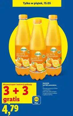 Lidl Solevita Sok 100 % Pomarańcza oferta