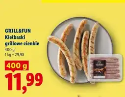 Lidl GRILL&FUN Kiełbaski grillowe cienkie oferta