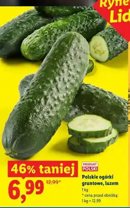 Lidl Polskie ogórki gruntowe, luzem oferta