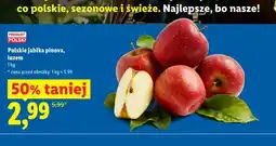 Lidl Polskie jabłka pinova, luzem oferta