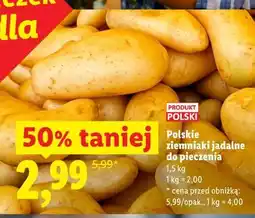 Lidl Polskie ziemniaki jadalne do pieczenia oferta