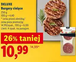 Lidl DELUXE Burgery cielęce oferta