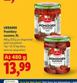 Lidl URBANEK Pomidory suszone, XL oferta