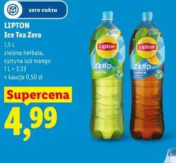 Lidl LIPTON Ice Tea Zero oferta