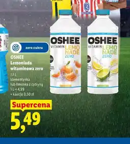 Lidl OSHEE Lemoniada witaminowa zero oferta