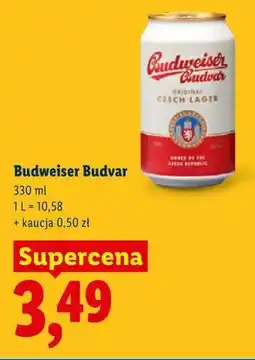 Lidl Budweiser Budvar oferta
