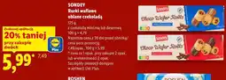 Lidl Sondey Rurki waflowe oblane czekoladą oferta