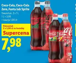Lidl Coca-Cola, Coca-Cola Zero, Fanta lub Sprite oferta