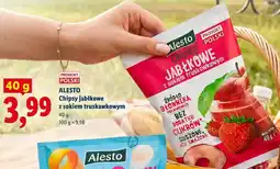 Lidl Alesto Chipsy jabłkowe z sokiem truskawkowym oferta
