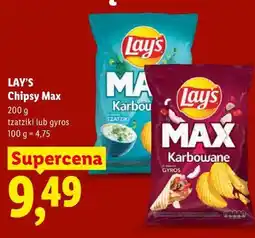 Lidl LAY'S Chipsy Max oferta