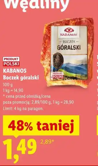 Lidl Boczek góralski oferta