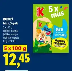 Lidl KUBUŚ Mus, 5-pak oferta