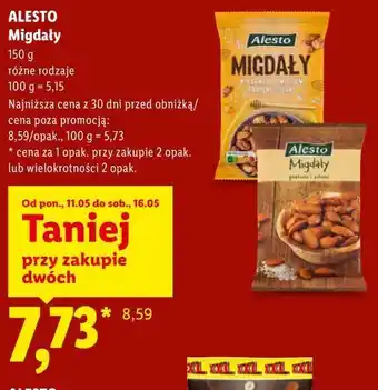 Lidl Alesto Migdały oferta