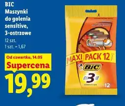 Lidl BIC Maszynki do golenia sensitive, 3-ostrzowe oferta