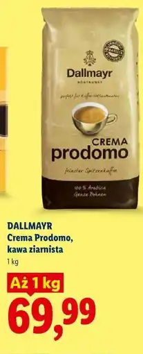 Lidl DALLMAYR Crema Prodomo, kawa ziarnista oferta