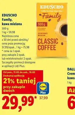 Lidl EDUSCHO Family, kawa mielona oferta