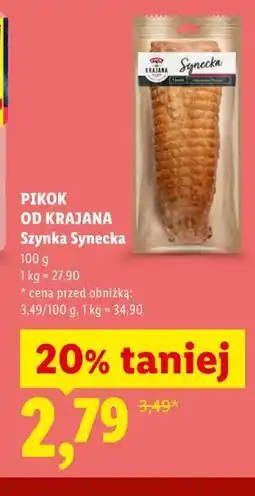 Lidl Szynka Synecka oferta