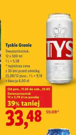 Lidl Tyskie Gronie Dwunastosztuk oferta