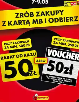 Biedronka Rabat lub voucher Biedronka oferta