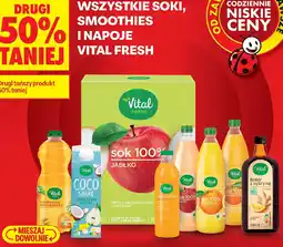 Biedronka Soki, smoothies i napoje oferta