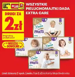 Biedronka Pieluchomajtki Dada Extra Care oferta